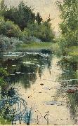 Anders Zorn Landscape Study Sweden oil painting artist